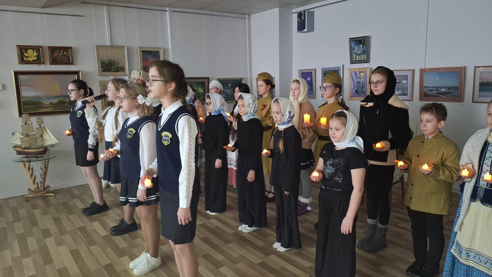«Театрализованное выступление в «Выставочном зале г. Мурманска».